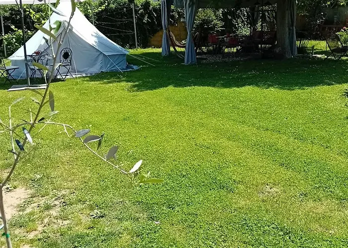 Campo de lujo Glamping, Tent Jurta, Outdoor Living *